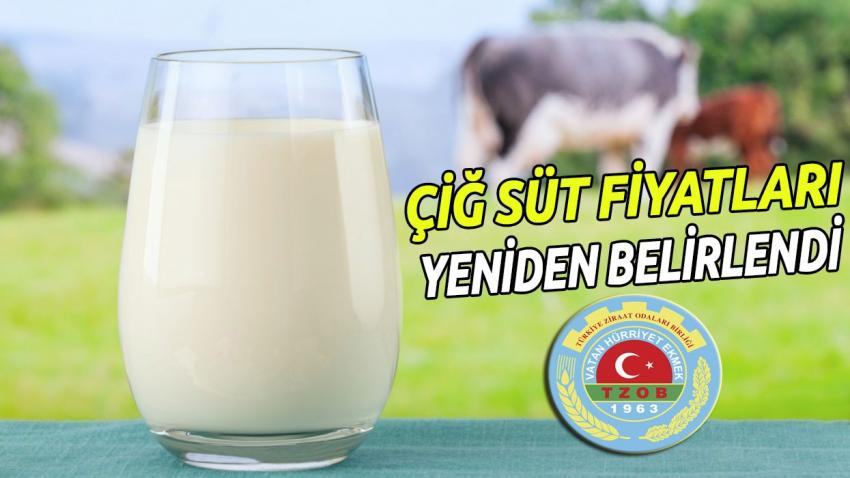 Ürgüp Ziraat Odası Yeni Güncel Çiğ Süt Fiyatlarını Paylaştı