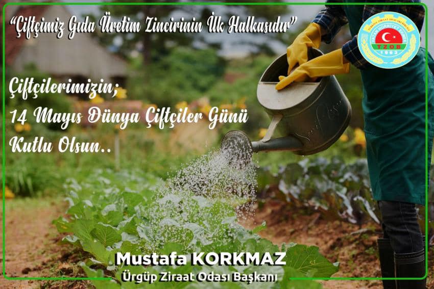 Başkan Korkmaz 'Çiftçiler günümüz kutlu, topraklarımız bereketli olsun'