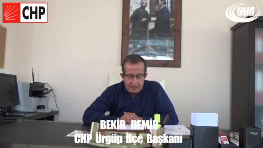 CUMHURİYET HALK PARTİSİ İLÇE BAŞKANLIĞI BASIN DUYURUSU