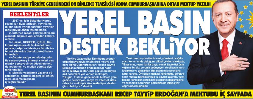 Yerel Basın Destek Bekliyor