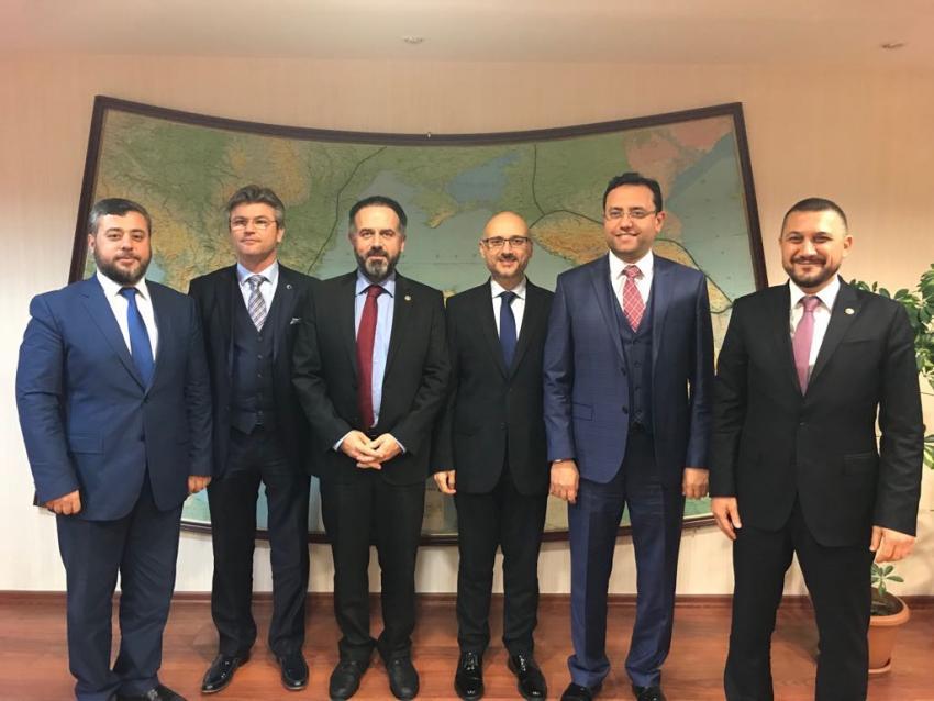AK Parti Milletvekilleri BOTAŞ Genel Müdürü Özcan’ı Ziyaret Etti