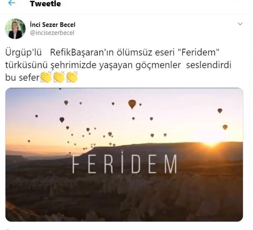 Nevşehir'de Yaşayan Göçmenler Ürgüp Türküsüne Klip Çekti