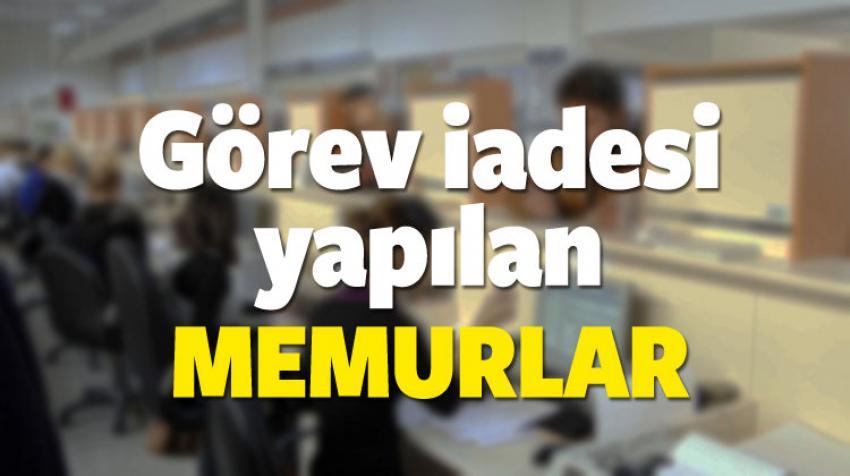 Nevşehir'de KHK Sonrası 5 Kişi Göreve İade Edildi