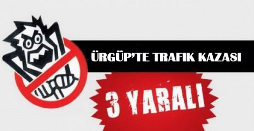 Trafik Kazası Meydana Geldi 3 Yaralı