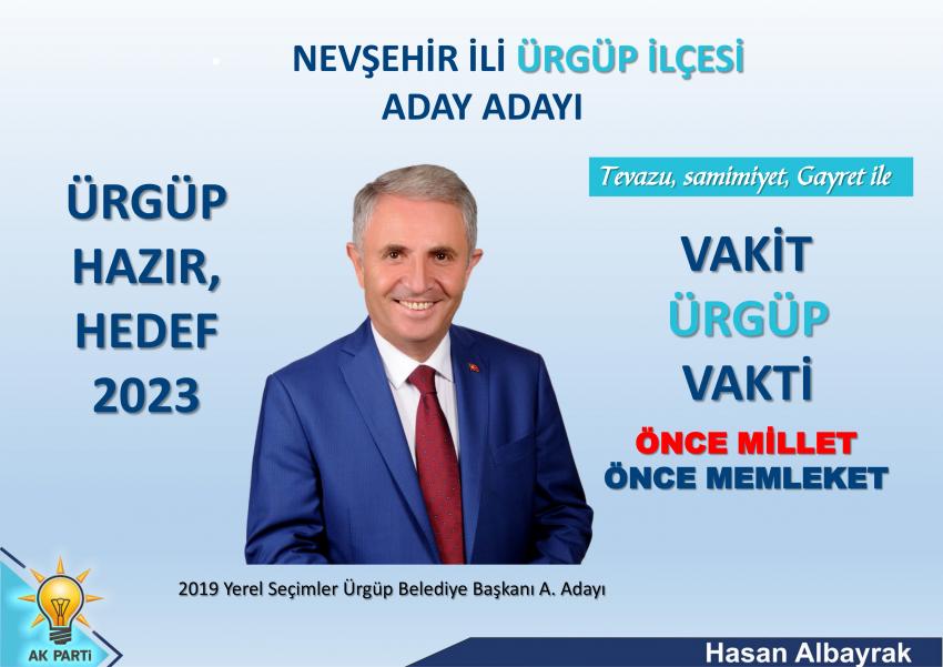 Hasan Albayrak 'Ak Partiden Belediye Başkan Aday Adayı Olduğunu Açıkladı'