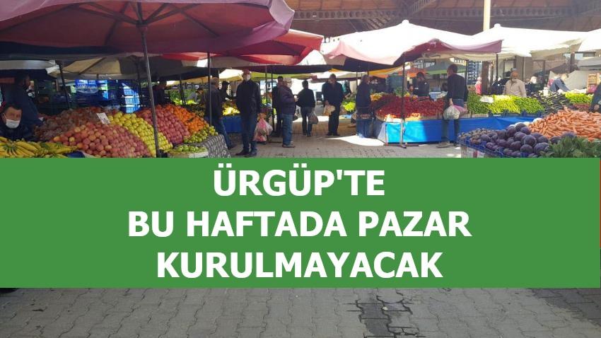 Bu Haftada Pazar Kurulmayacak