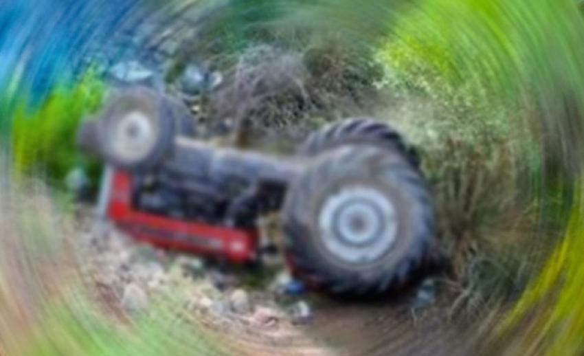 Traktör Devrildi: 2’si çocuk 3 yaralı