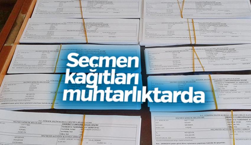 Seçmen Bilgi Kağıtları Dağıtılmaya Başlandı