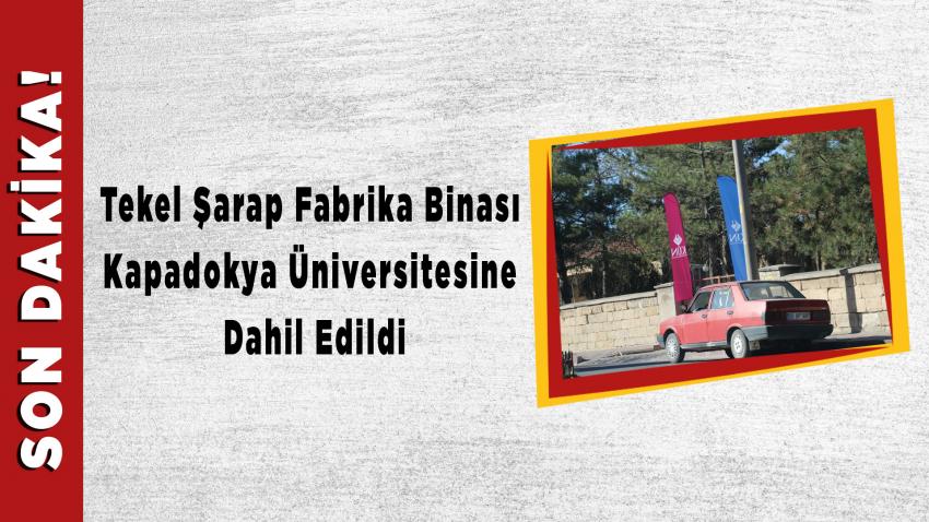 76 yıllık şarap fabrikası üniversiteye dönüştürüldü