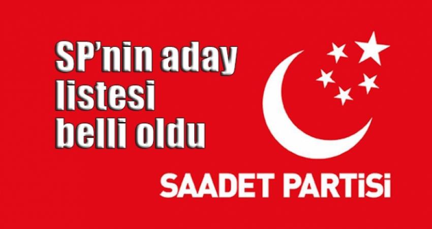 SP´nin Nevşehir Milletvekili Adayları