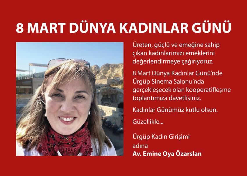 Girişimci Kadınlar 8 Mart’ta Ürgüp’te Biraraya Geliyor!