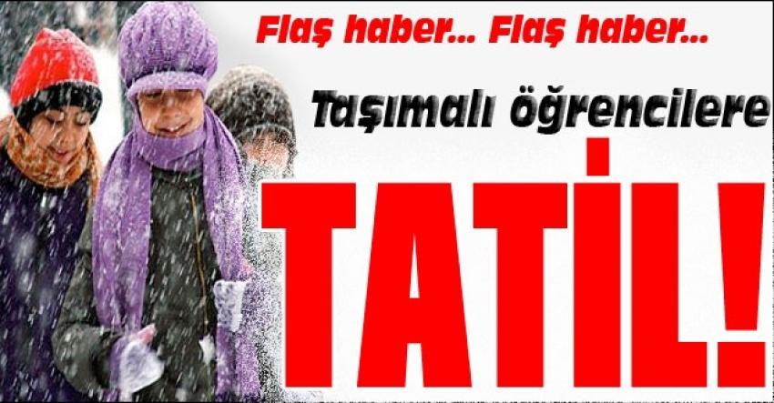 Taşımalı Eğitime 1 Gün Ara