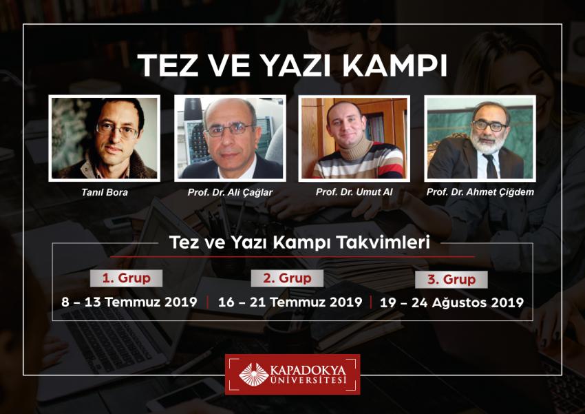 Kapadokya Üniversitesi Tez ve Yazı Kampı Düzenleyecek