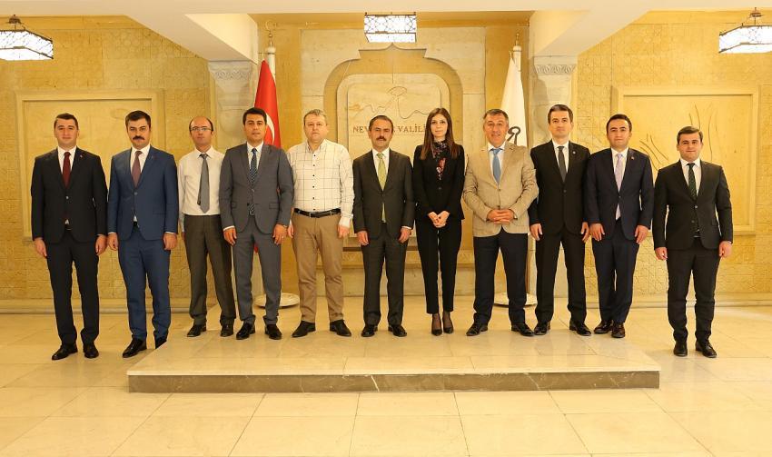 İlçe Kaymakamlarından Vali Aktaş’a hayırlı olsun ziyareti
