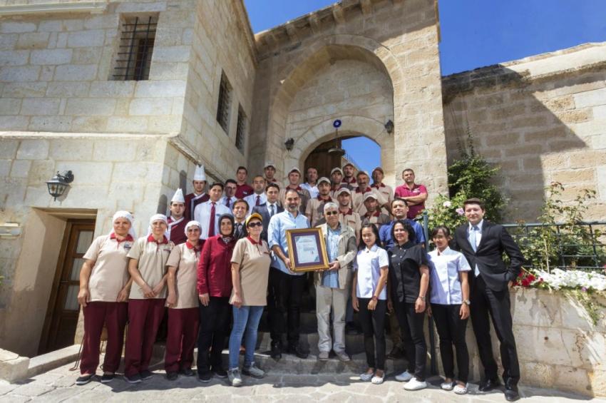 Kapadokya'nın İlk Butik Otel Belgesi Kayakapı’nın