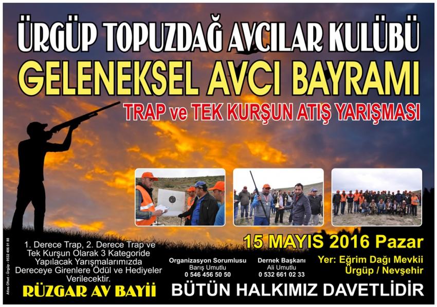 Tek Kurşun ve Trap Atış Yarışması Düzenlenecek