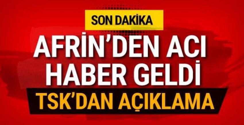Afrin'den Nevşehir'e Acı Haber 1 Şehit
