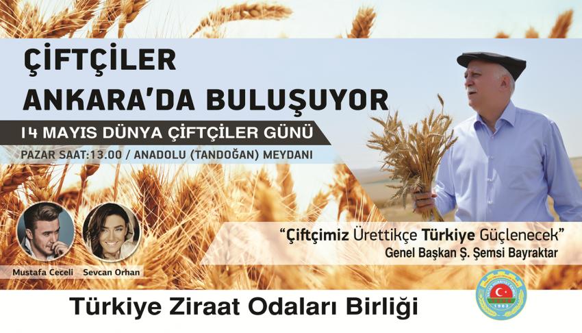 Ürgüplü Çiftçiler Ankara'da Buluşuyor