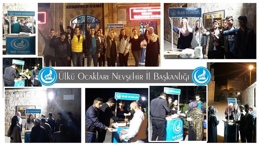 Ülkücüler Teravih Sonrası İkramda Bulundu