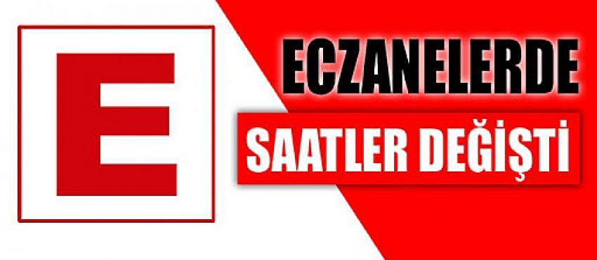 Eczanelerin çalışma saatleri değişti