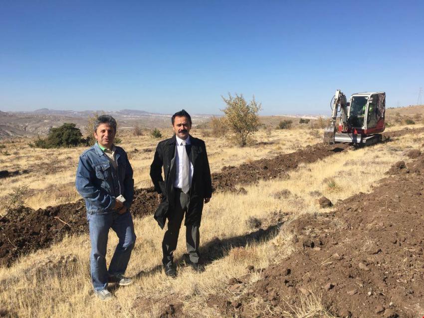 Vali Aktaş, Ürgüp’te Fidan Dikim Yerini İnceledi
