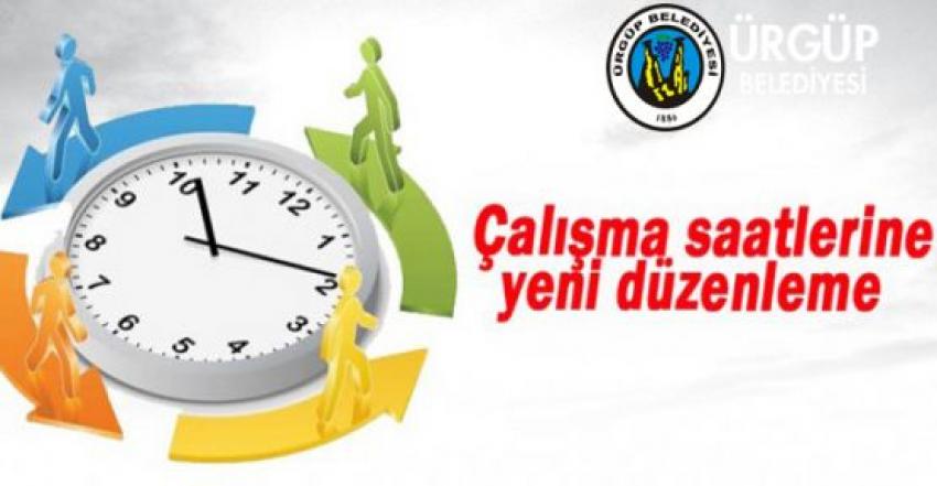 Ürgüpʹte İş Yeri Açılış Kapanış Saatleri Değişti