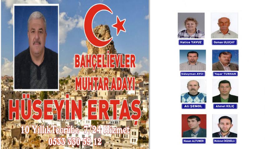 Hüseyin Ertaş 'Şimdi Tecrübe Vakti' Diyerek Yeniden Muhtar Adayı Oldu