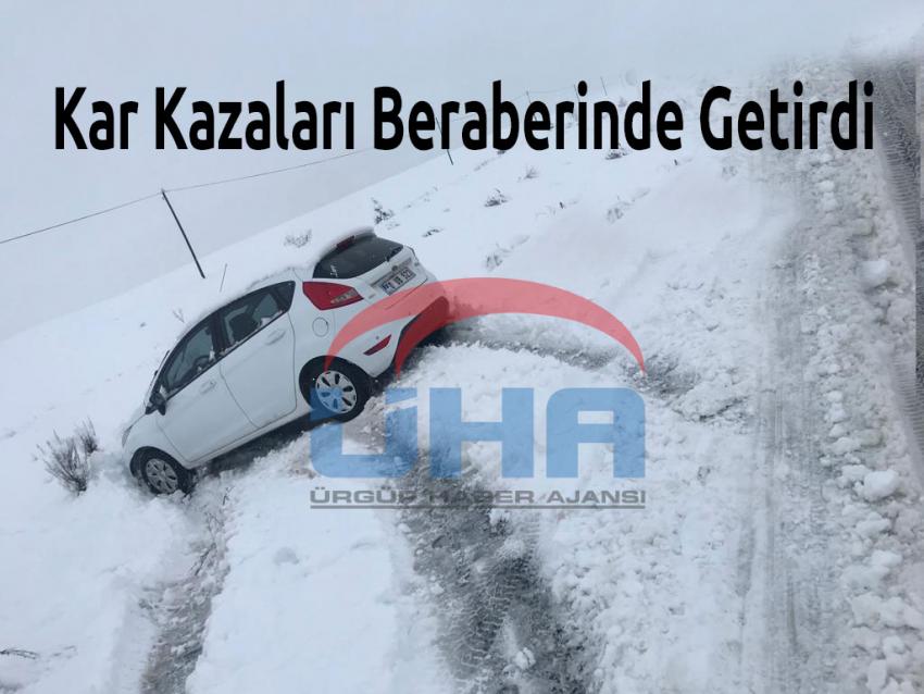 Kar Kazaları Beraberinde Getirdi