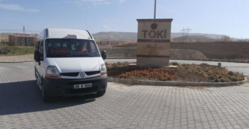 2. Etap TOKİ Konutları Dolmuş Seferleri Başladı