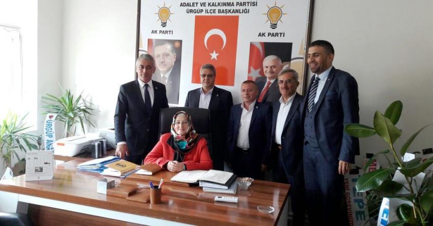 Belediye Başkanlarından İlçe Başkanı Asiltürk'e Hayırlı Olsun Ziyareti