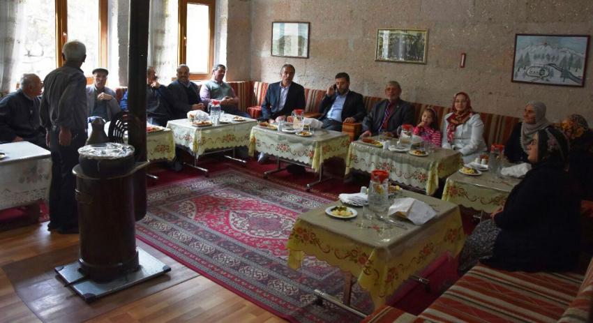 İGM Başkanı Süleyman Özgün Yeşilöz Köyünü Ziyaret Etti