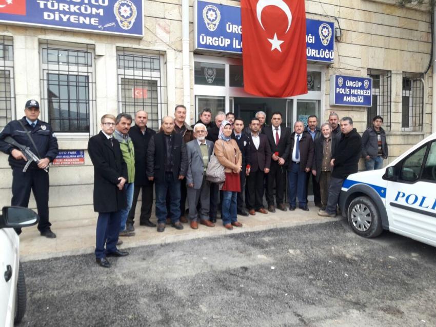 MHP İlçe Teşkilatı Polis Merkezini Ziyaret Etti