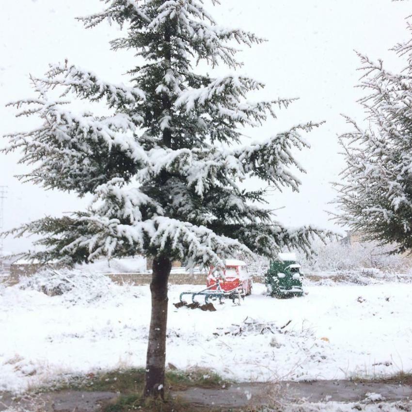 Başdere Köyü ve Çevresine Nisan KarıYağdı