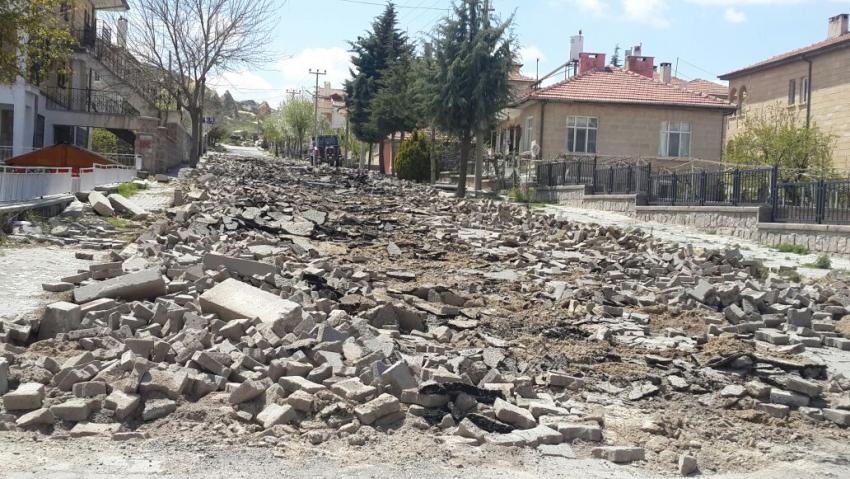 İmar Yolları Üst Yapı Çalışmaları Başladı