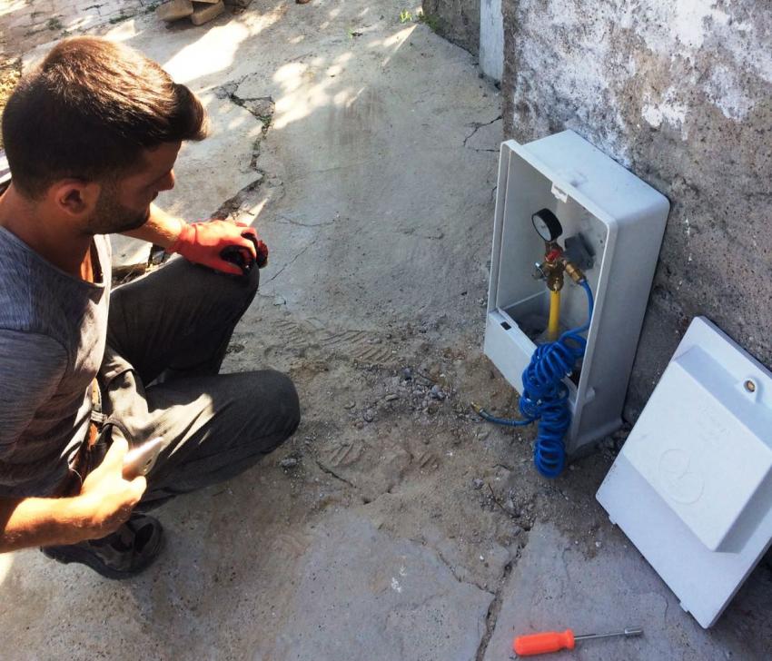 Ürgüp'te Doğalgaz Çalışmaları 370 Evler Mahallesinde Devam Ediyor