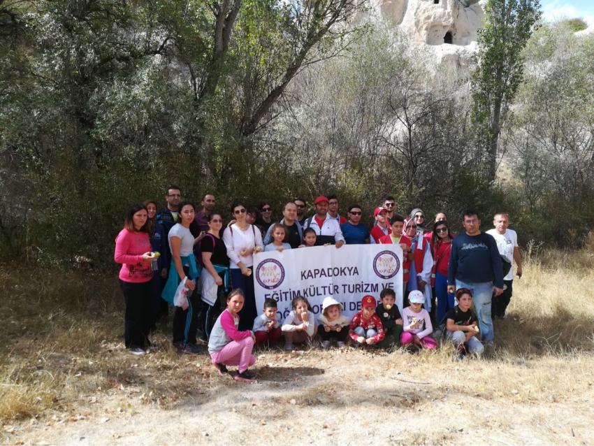 Kapadokya Eğitim Kültür Turizm ve Doğa Sporları Derneği Vadi Yürüyüşünde