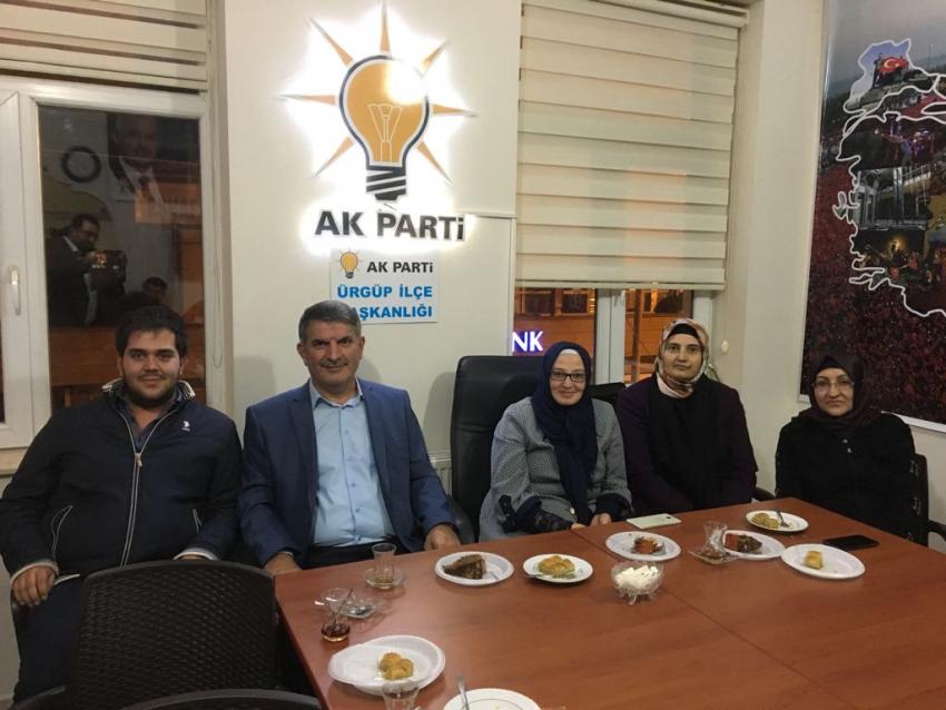 AK Parti Ürgüp Teşkilatı Ali Özer'i Ağırladı