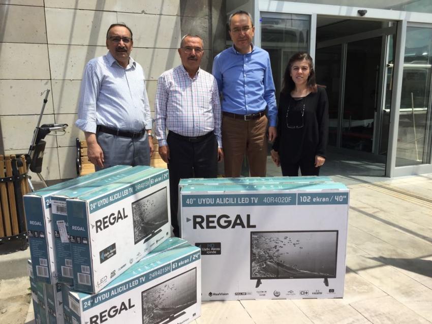 Ürgüp Ticaret Odasından Yeni Hastaneye Lcd Tv