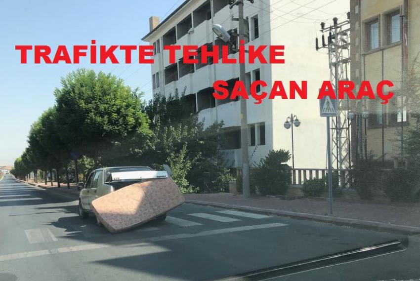 Trafikte Tehlike Saçan Araç