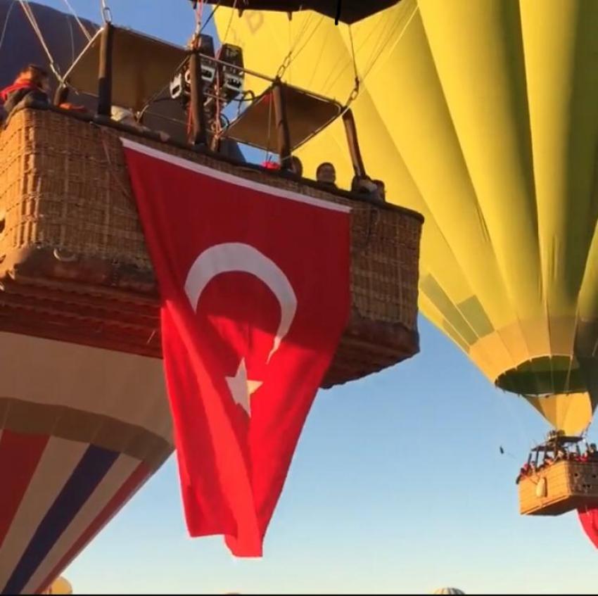 Balonlar Cumhuriyet Bayramı İçin Havalandı