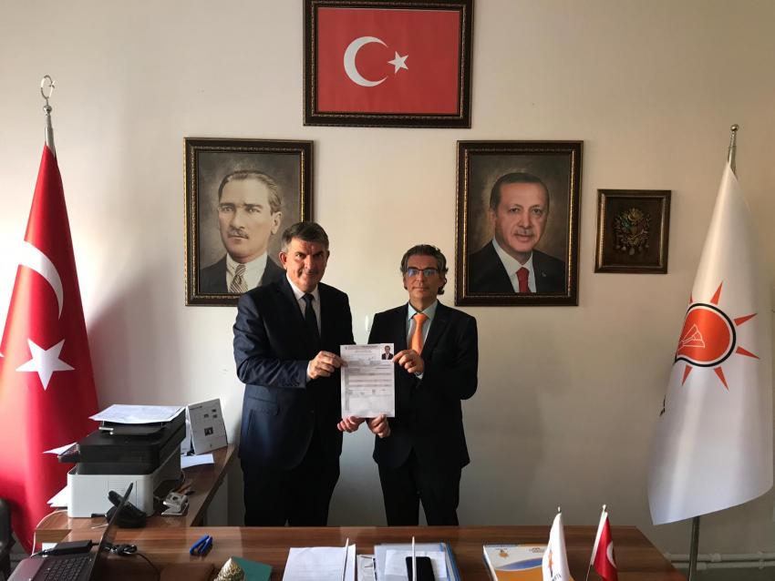 Ahmet Tombak Ortahisar Belediye Başkan Aday Adaylığı Başvurusunu Yaptı