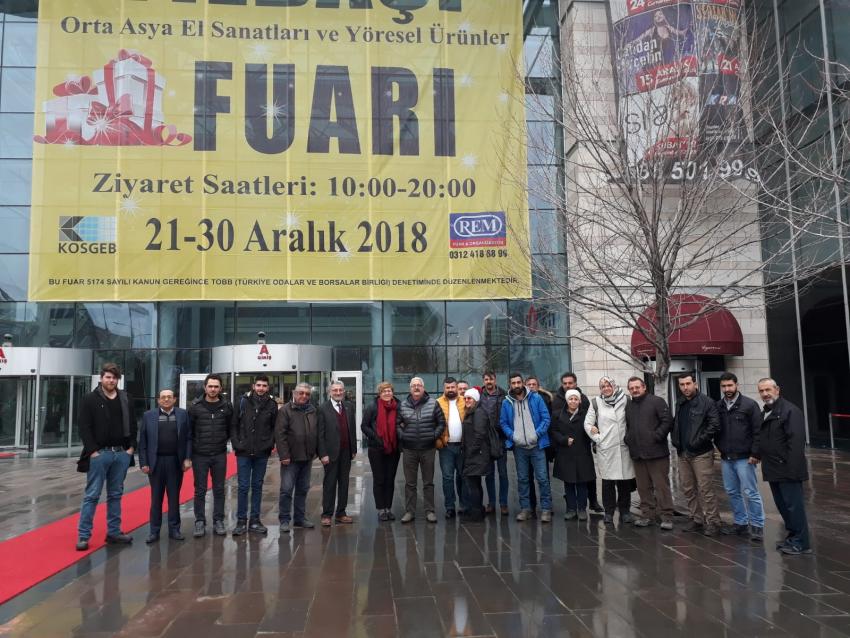 Ürgüp'lü Hediyelik Eşyacılar Ankara'da Fuara Gitti