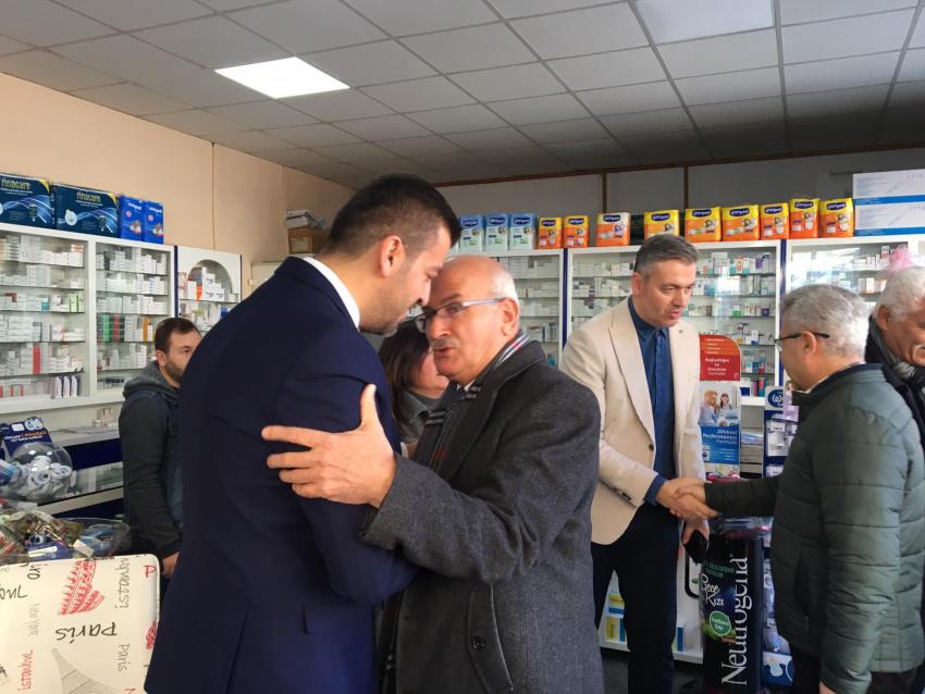 Belediye Başkanı Yıldız Aday Aktürk'ü Ziyaret Etti