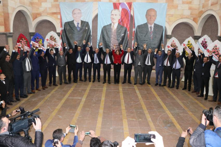Milliyetçi Hareket Partisi Belediye Başkan Adaylarını Tanıttı