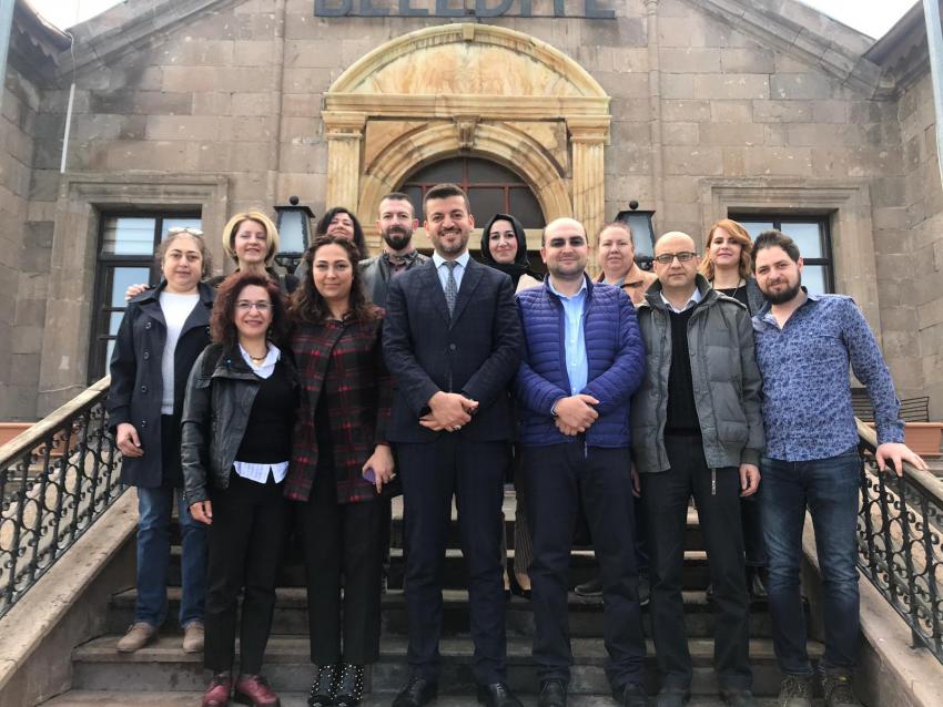 Eczacı Meslektaşlarından Belediye Başkanı Aktürk'e Ziyaret