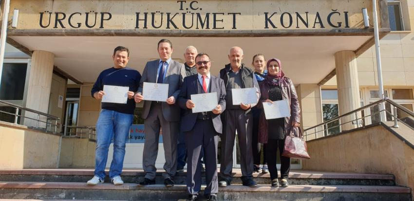 Ahmet Değirmenci Mazbatasını Alarak Göreve Başladı