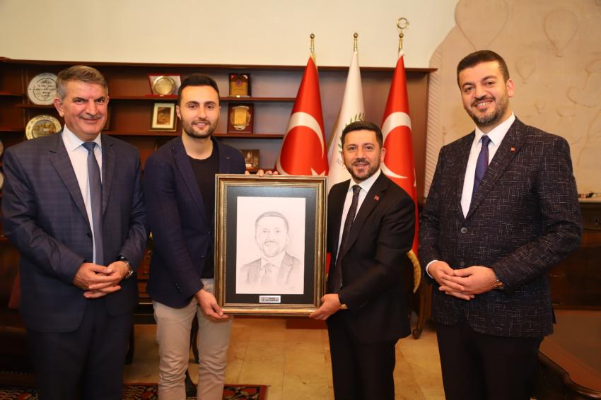 Ürgüp’ten Başkan Arı’ya Hayırlı Olsun Ziyareti