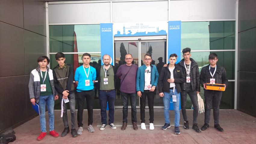 Ürgüp ÇPL 13. MEB Uluslararası Robot Yarışmasına Katıldı