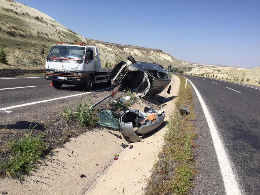 Trafik Kazası Meydana Geldi 2 Yaralı
