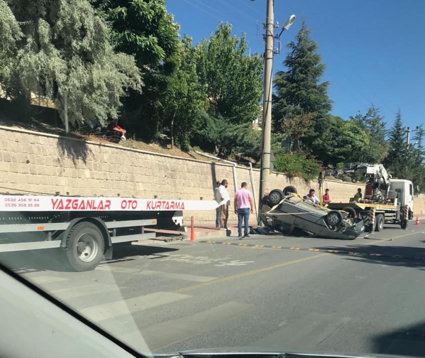 Trafik Kazası Meydana Geldi